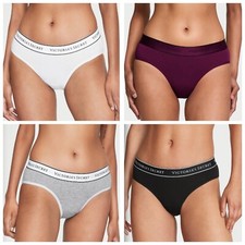 New Victoria's Secret Logo Cotton Hiphugger Panty S- L 12.50