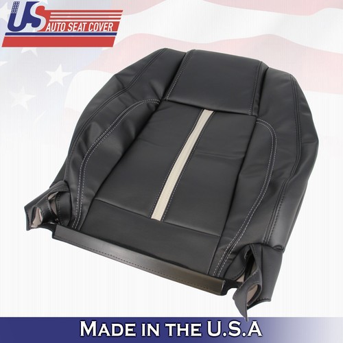 2011 2012 For Ford Mustang Gt Coupe 2 Top & 2 Bottom Leather Seat Covers Black - Picture 7 of 10