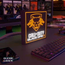 Call of Duty Black Ops 6 Symbol Led Lightbox Sign