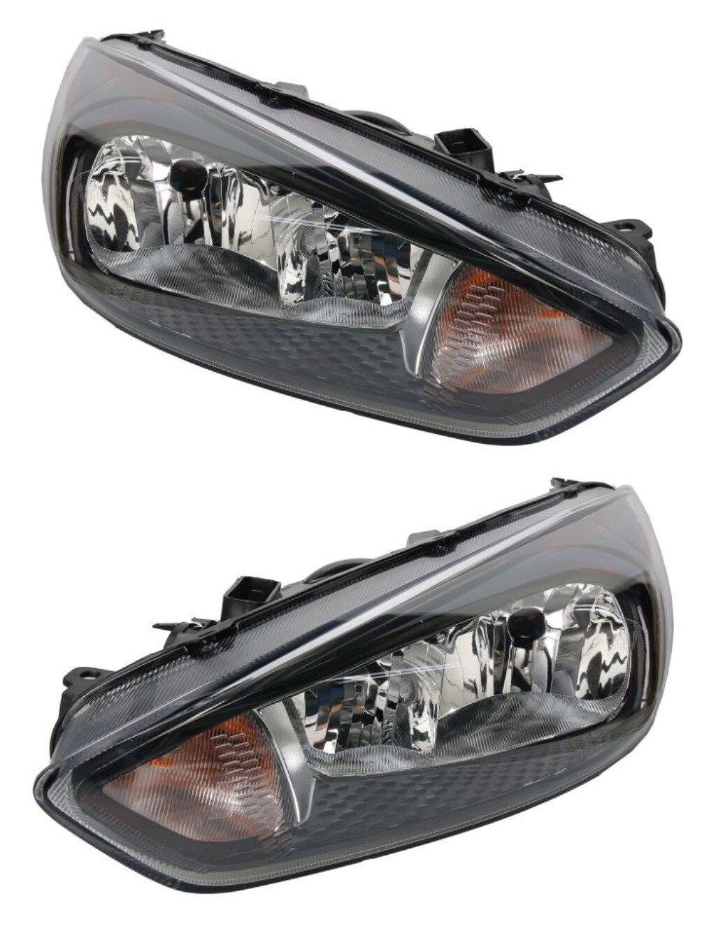 Phare électrique noir avec moteur pour Ford Focus 3 années 2014-2018 bloc optique avant