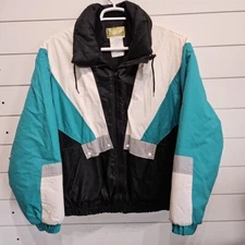 Vintage Ski-Doo Bombardier Racing Snowmobile Snow Winter Coat Jacket Mens Sz 46