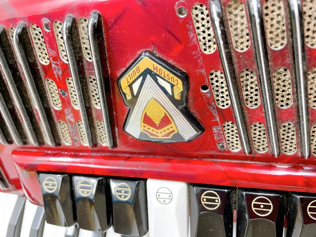 Scandalli Accordion 1963 80Base Red Very Good Condition | eBay Scandalli Accordion 1963 80Base Red Very Good Condition | eBay