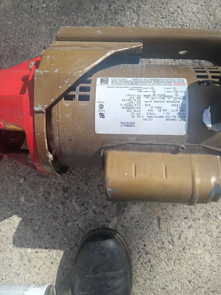 Armstrong 56B17D11009A ½ HP Single Phase Motor 116640-262 | eBay