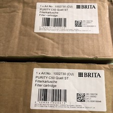 2 x Brita Purity C 50 Quell ST Cartridges, Reduces Limescale Deposits.