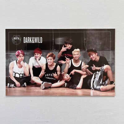 BTS Dark&Wild Danger Official Photo Card RM JIN SUGA J-HOPE JIMIN
