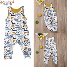 Kids Newborn Baby Boys Girls Dinosaur Costume Bodysuit Jumpsuit Romper Outfits
