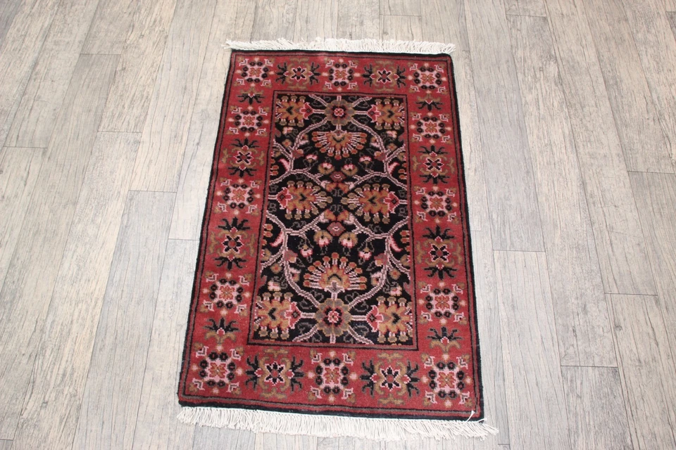 Silk 2x3 Rug Oriental Pure Silk 60x90 Cms Carpet - Image 2 of 3