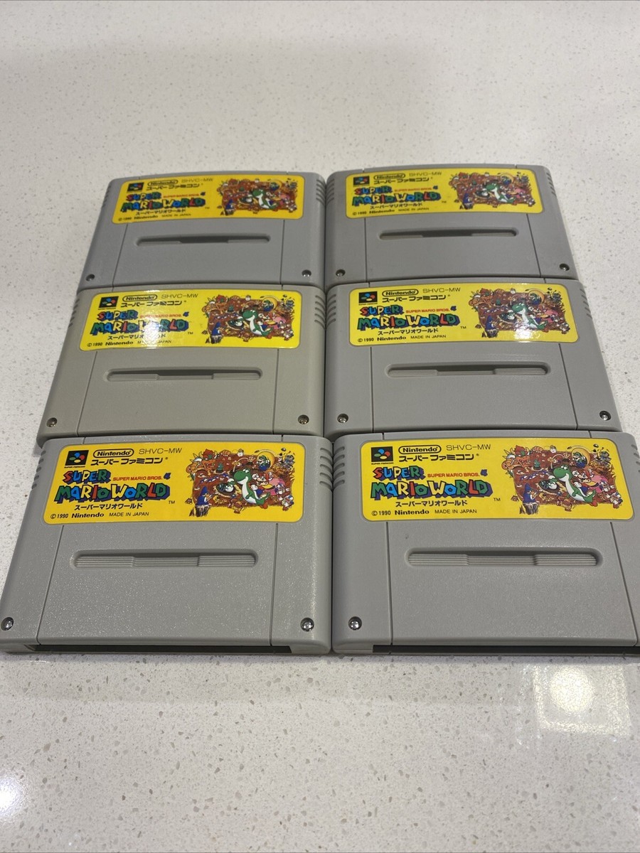 SUPER MARIO WORLD Super Famicom SFC Nintendo SNES Japon A268 EUR 9,99
