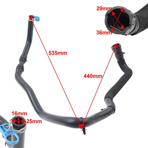 Engine Radiator Coolant Hose C2D21516 For Jaguar XF 13-15 XJ 13-17 - Picture 12 of 13