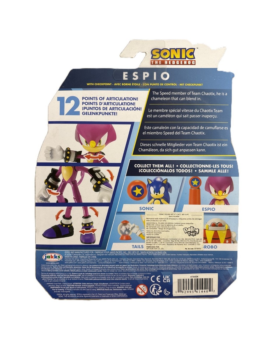 ソニック エスピオ・ザ・カメレオン Jakks フィギュア 海外限定 ソニック ヘッジホッグ フィギュア エスピオ カメレオン Sonic