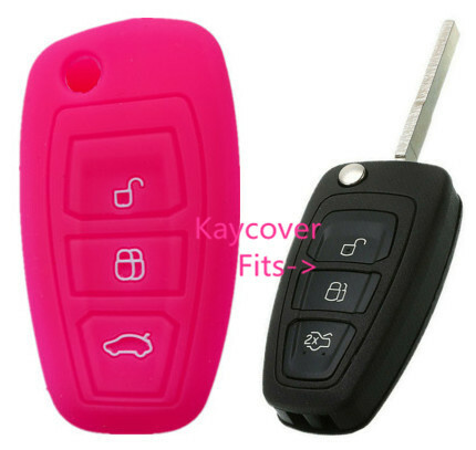 PINK SILICONE CAR FLIP KEY COVER for MAZDA BT50 BT-50 UTE 2012 2013 2014 2015 - Picture 1 of 1