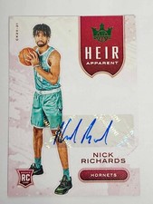 2020-21 Court Kings Heir Apparent Autographs Nick Richards Auto RC