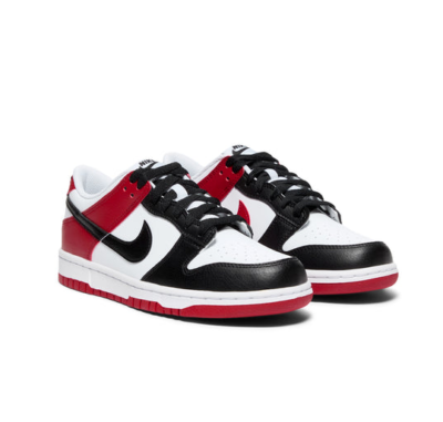 Nike Dunk Low Black Toe Chicago HF9980-600 GS & Women's Size New