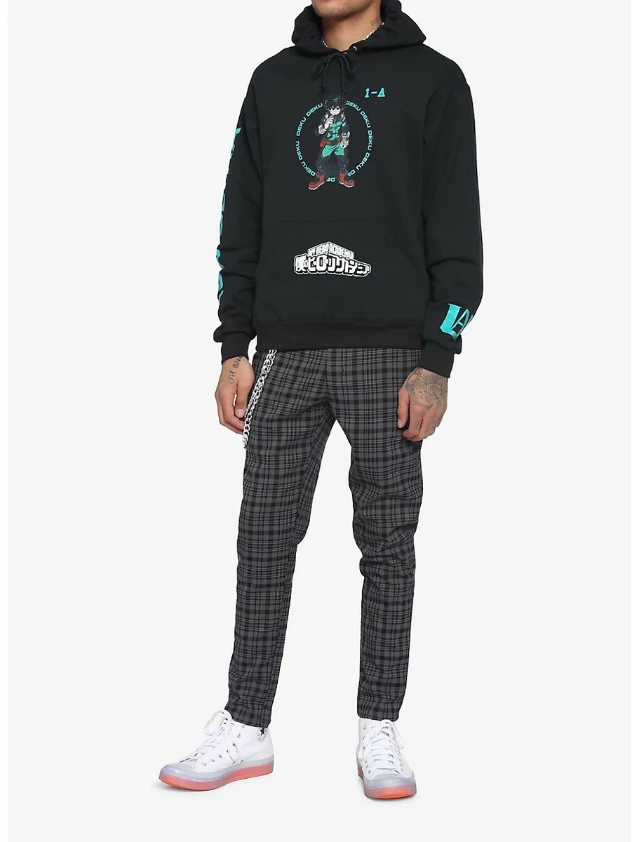 Hot Topic My Hero Deku Academia 1 A Hoodie Sweatshirt Men s M Izuku Midoriya