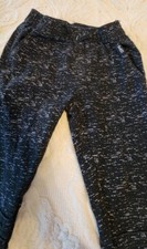 Brooklyn  s Best Black White Joggers Comfort Boys Pants Stretch Small 8