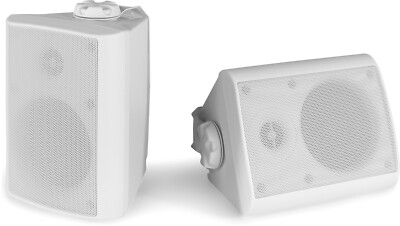 Power Dynamics BGO40 Lautsprecherset Innen/Außen 4'' 100W Weiß