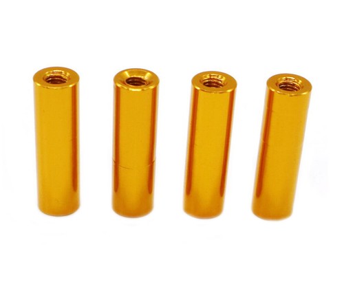 M3 threaded Round Aluminum Alloy Long Nut Studs Standoffs Fastener RC Car drone - Picture 5 of 20