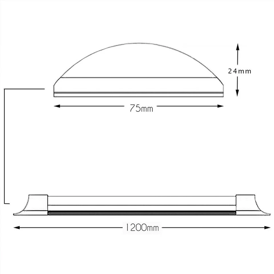 36W 1200MM 3420LM SLIM LED BATTEN LINEAR TUBE LIGHT, CEILING SURFACE MOUNTED, T8 - Image 4 of 4