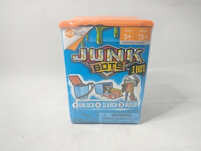 HEXBUG JUNKBOTS - Trash Bin Assortment Kit New Sealed