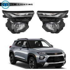 For Chevy Trailblazer 2021 2022 23 Halogen Headlights Passenger&Driver w/LED DRL
