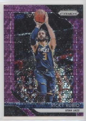2018-19 Panini Prizm Fast Break Purple Prizm 6/75 Ricky Rubio #133 9ih