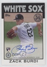 2021 Topps 1986 Topps Baseball Auto Zack Burdi #86A-ZB Auto 1l5