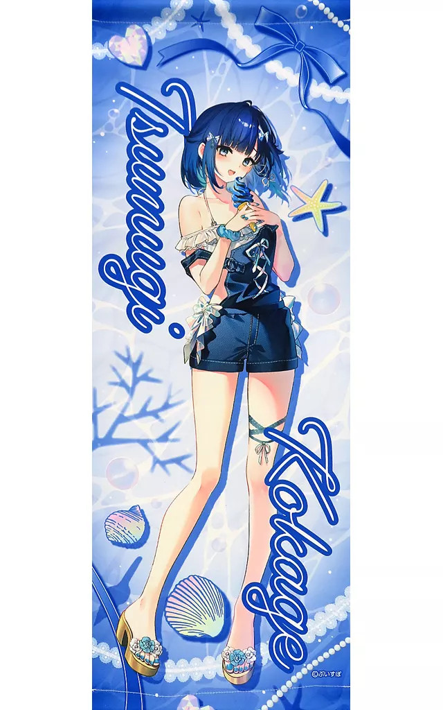 Tapiz Giratorio Cuña de Madera B2 Medio Corte Virtual Youtuber Buispo Summer Beach 2