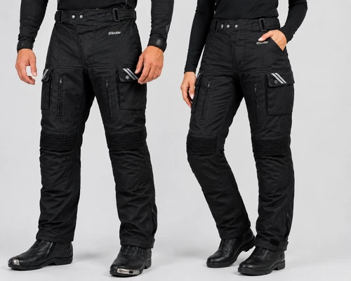 RKsports Storm-3 Motorcycle motorbike Black Trouser with CE armour Cordura