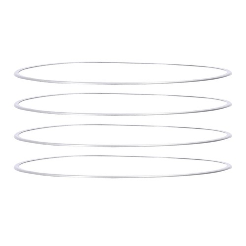 ˇSilver 4Pcs Wheel Rim Protector Aluminum Alloy Scratch Resistant Wheel Rim - Picture 22 of 24