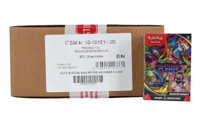 Pokemon Phantasmal Flames (ME02) Booster Bundle Factory Sealed