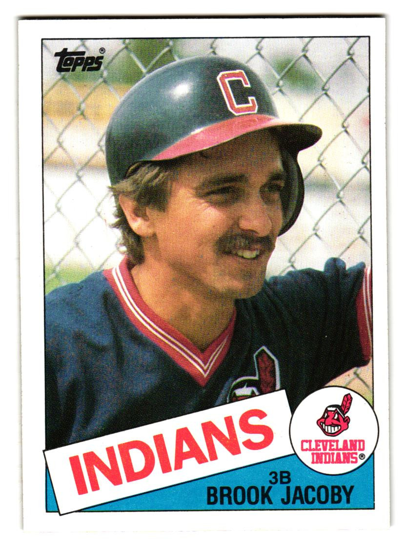 1985 Topps - Brook Jacoby #327 Cleveland Indians