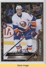 2016-17 Upper Deck Compendium Gold Travis Hamonic #468 READ 4i0
