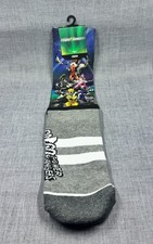 Mighty Morphin Power Rangers Saban Crew Socks MMPR 90s Y2K Bioworld NWT Hasbro