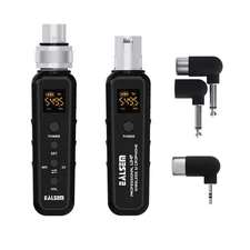 UHF Wireless XLR Transmitter & Receiver System, for Dynamic & Condenser Micro...