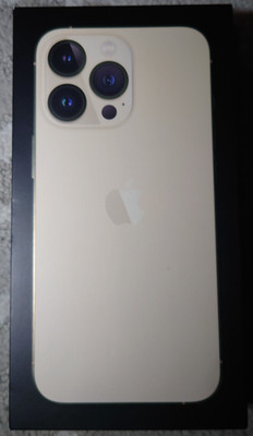 ORIGINAL Apple iPhone 13 Pro Gold 256gb - EMPTY BOX ONLY