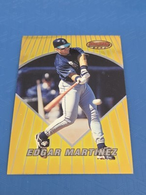 1996 Bowman's Best #2 Edgar Martinez Seattle Mariners BASEBALL Card 2E
