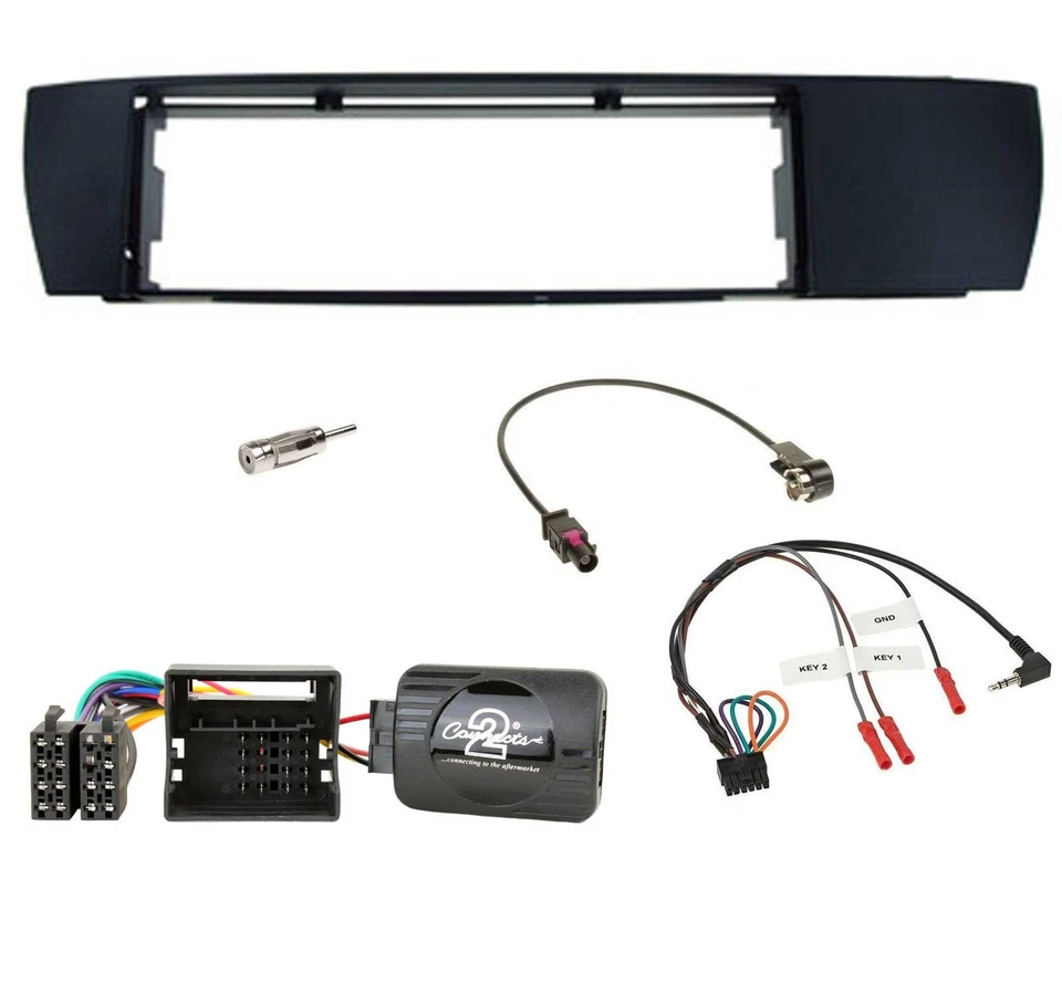 JVC Bluetooth USB DAB Lenkrad Autoradio für BMW X3 04-10 E83 seitlich - Bild 3 von 4