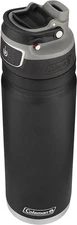 Freeflow Autoseal Stainless Steal Water Bottle, 24Oz, Black