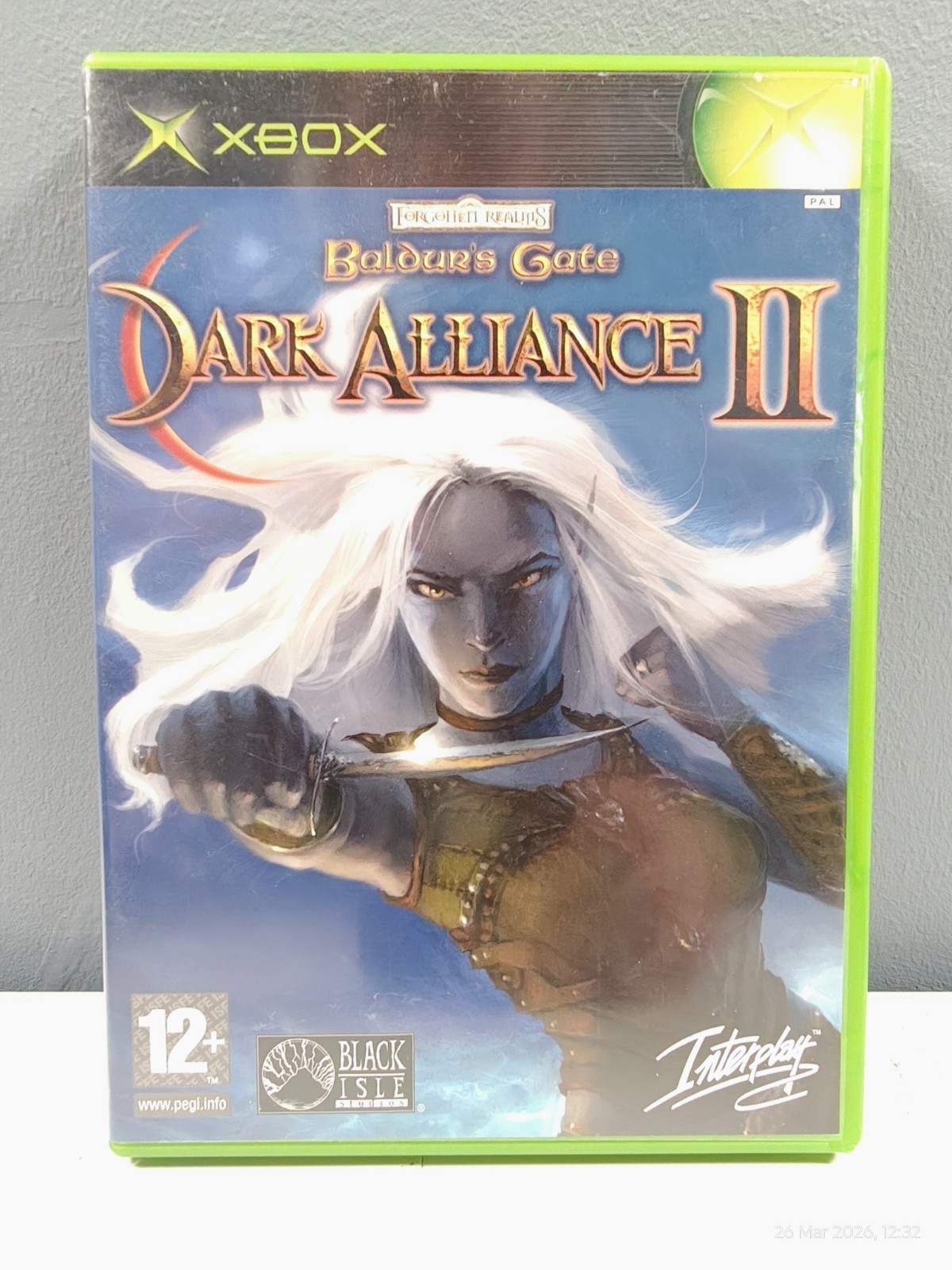 Original Xbox Baldur's Gate Dark Alliance II Video Game PAL Complete *Mint disc*