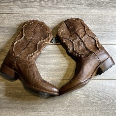Dan Post Albany Size 12D Cowboy Western Men s Brown Leather Boots DP26682