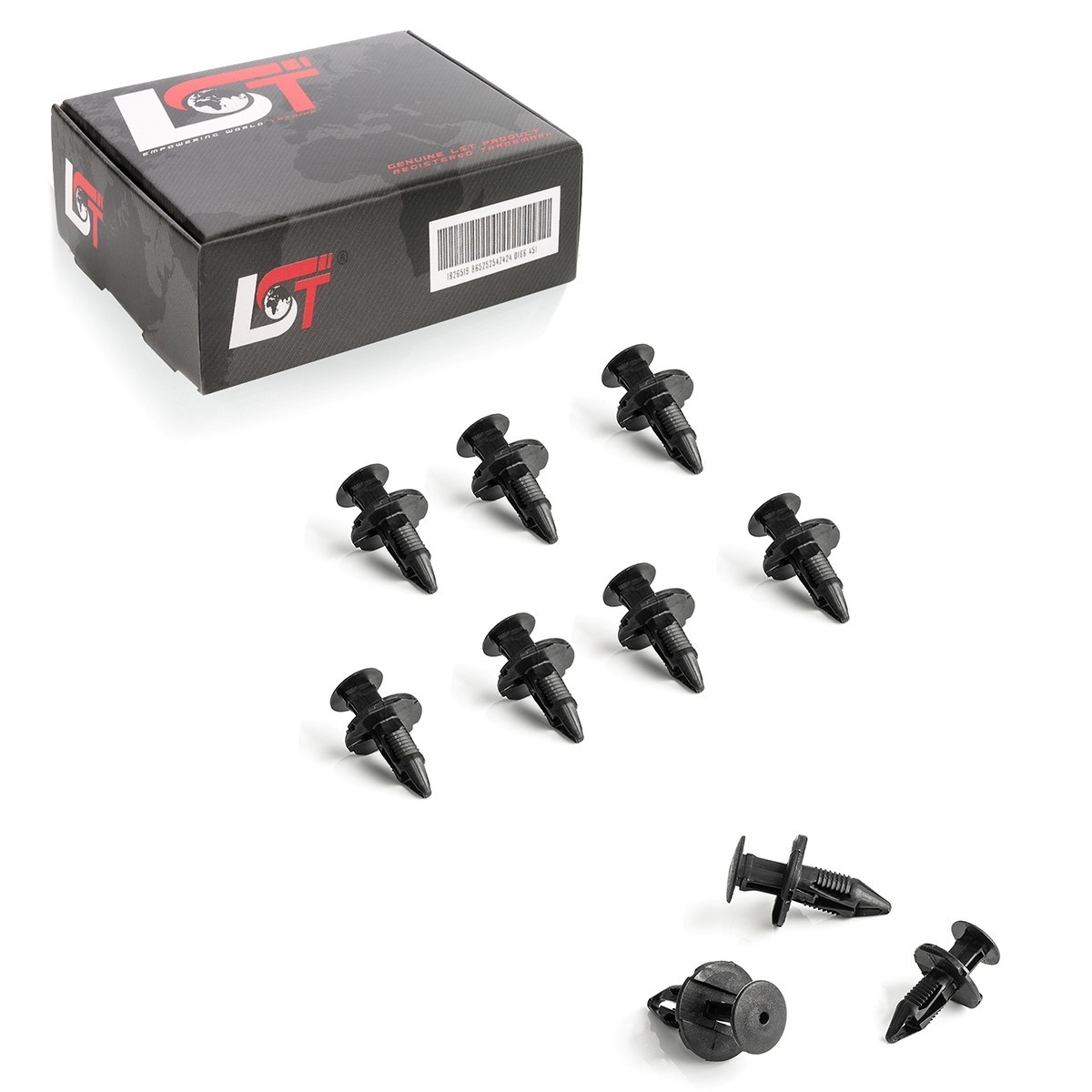 10X Wheel Arch Trim Front Rear Fastening Clips For Fiat 500 312