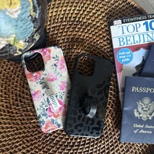 Loopy Case Set of 2 iPhone 12 Original Leopard and Floral Print Phone Cases