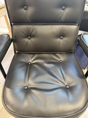 Blacked Out EAMS Gaming Office Ergonomic Leather Computer Chair Executive Style