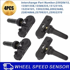 TPMS 315MHz Set of 4 For Ford Motorcraft Tire Pressure Sensor DE8T-1A180-AA