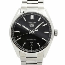 Tag Heuer Carrera WBN2110 Black Dial Used Watch Men's Automatic