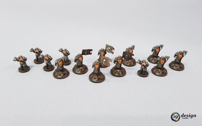 Zwerge aus dem Ringkrieg Brettspiel Pro Painted