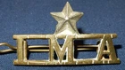 WW2 IMA INDIAN ARMY MILITARY ACADEMY COLONIAL SHOULDER TITLE BADGE WORLD WAR II