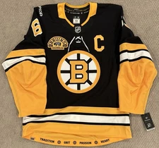 Boston Bruins Marchand Fanatics Authentic Pro FAP Centennial Jersey MiC Size 52