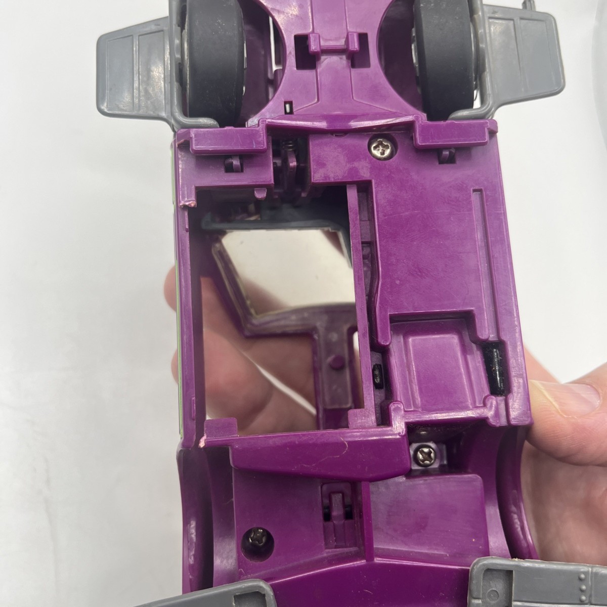Vintage M.A.S.K. Manta 300ZX 1987 Purple Transforming Car Toy
