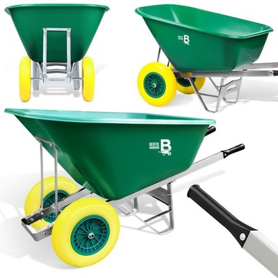 Bertie Barrow 200L Doppelrad Stallhof, Schwerlastkarre Pannen